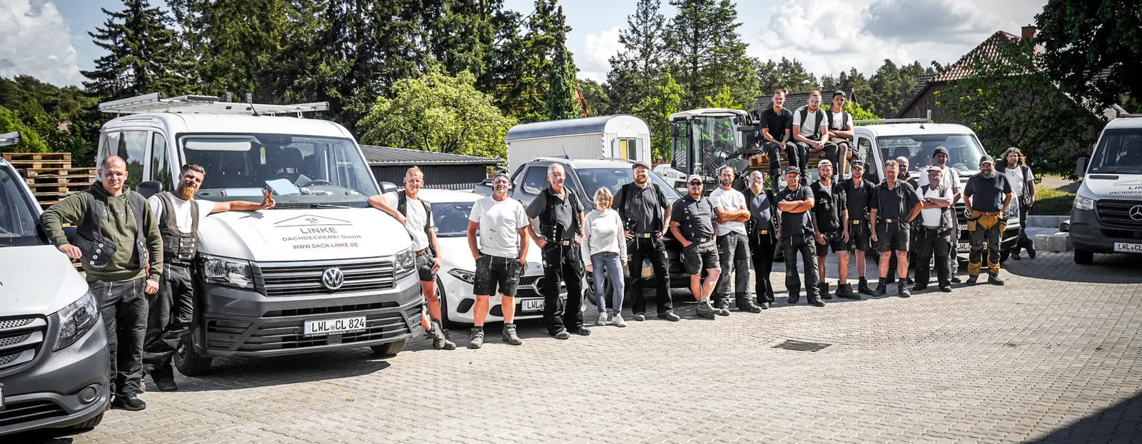 Das Team der Linke Dachdeckerei GmbH